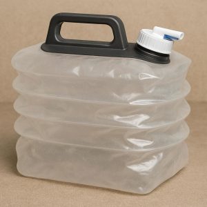 Heavy Duty Collapsible Water Jug with Handle for Camping and Emergency Use